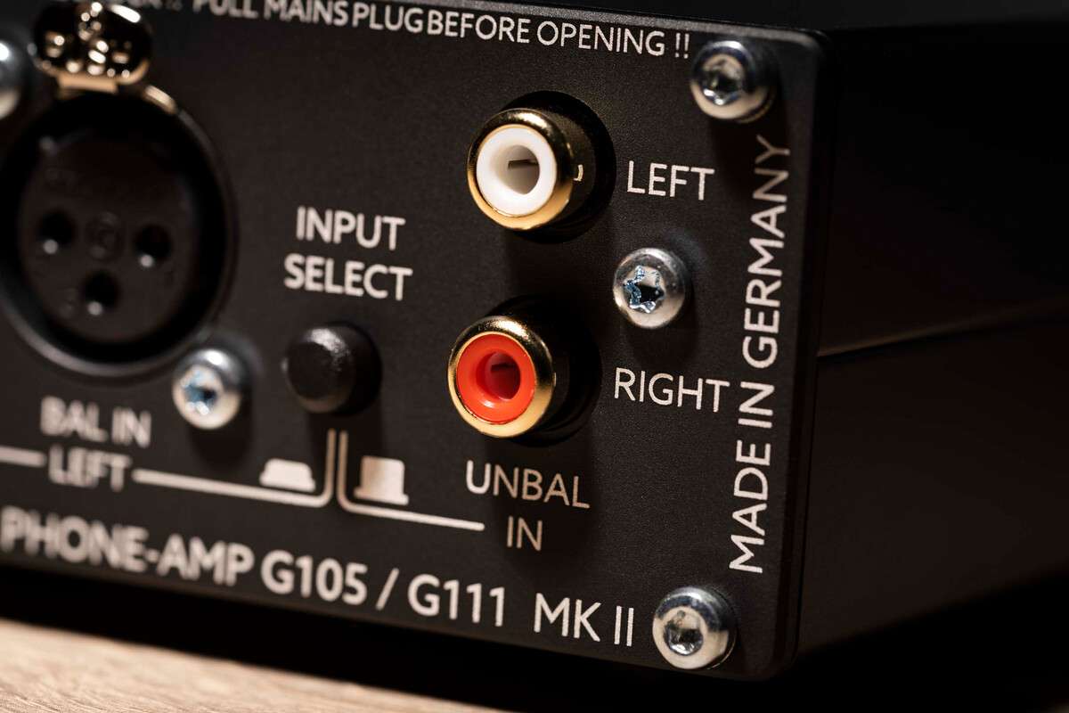 Amplificateur Casque Professionnel Lake People G105 MKII - Entrées RCA/XLR, 2 Sorties Jack 6,3 Mm, Pré-gain Réglable - Fabriqué En Allemagne